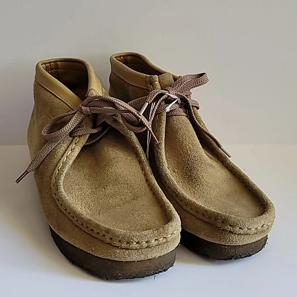 Clarks Original Wallabee Shoes/Boots Men’s Size 5.5 M Tan Suede Style 35385 Clarks Men main image 3